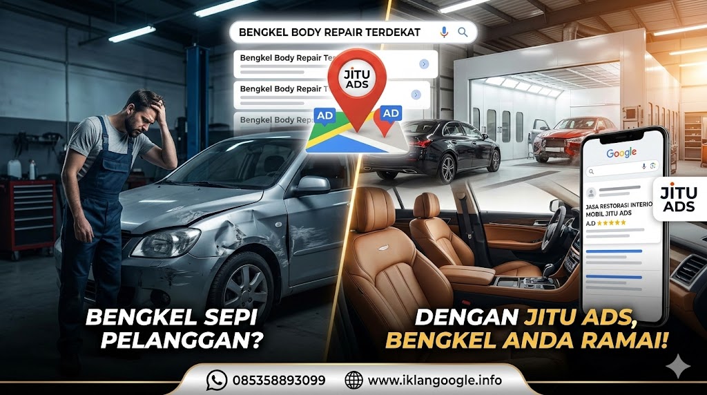 Rahasia Bengkel Body Repair & Restorasi Interior Ramai Pelanggan: Kuasai Google Maps & Pencarian Google!